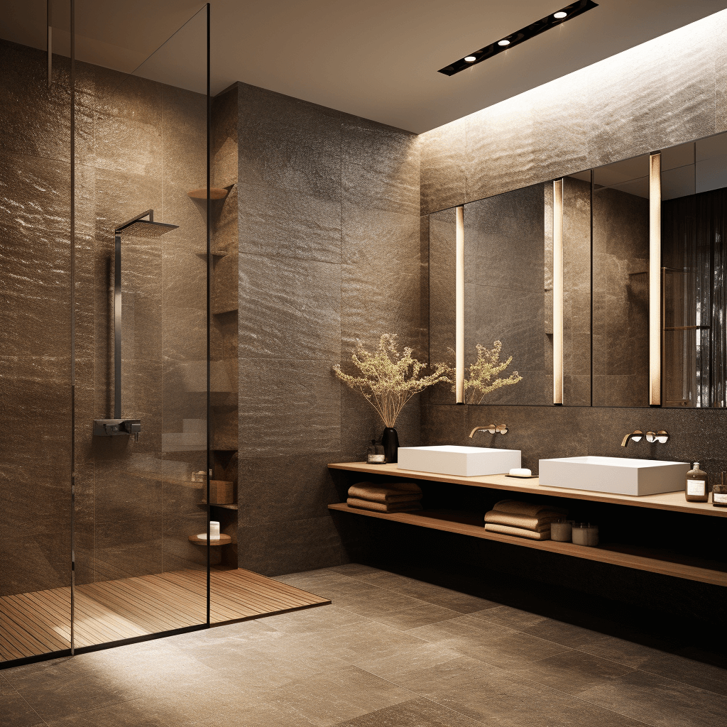 Bring on Natural Texture in Bathroom Tile Design