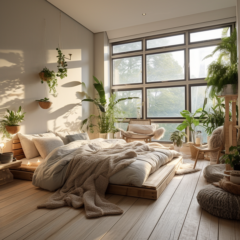 Calming Bedroom Furniture Design