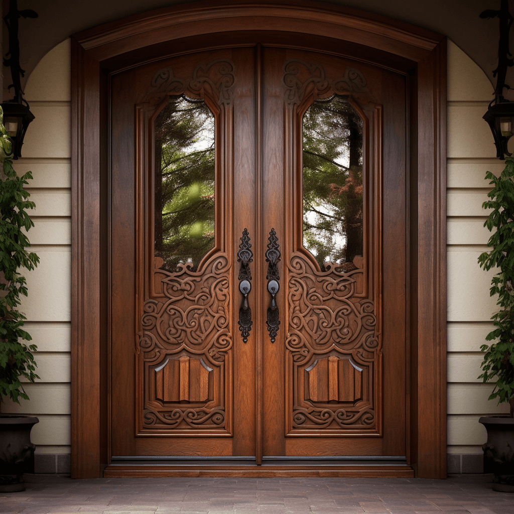 Exquisite Teak Wood Main Door Designs for Timeless Elegance