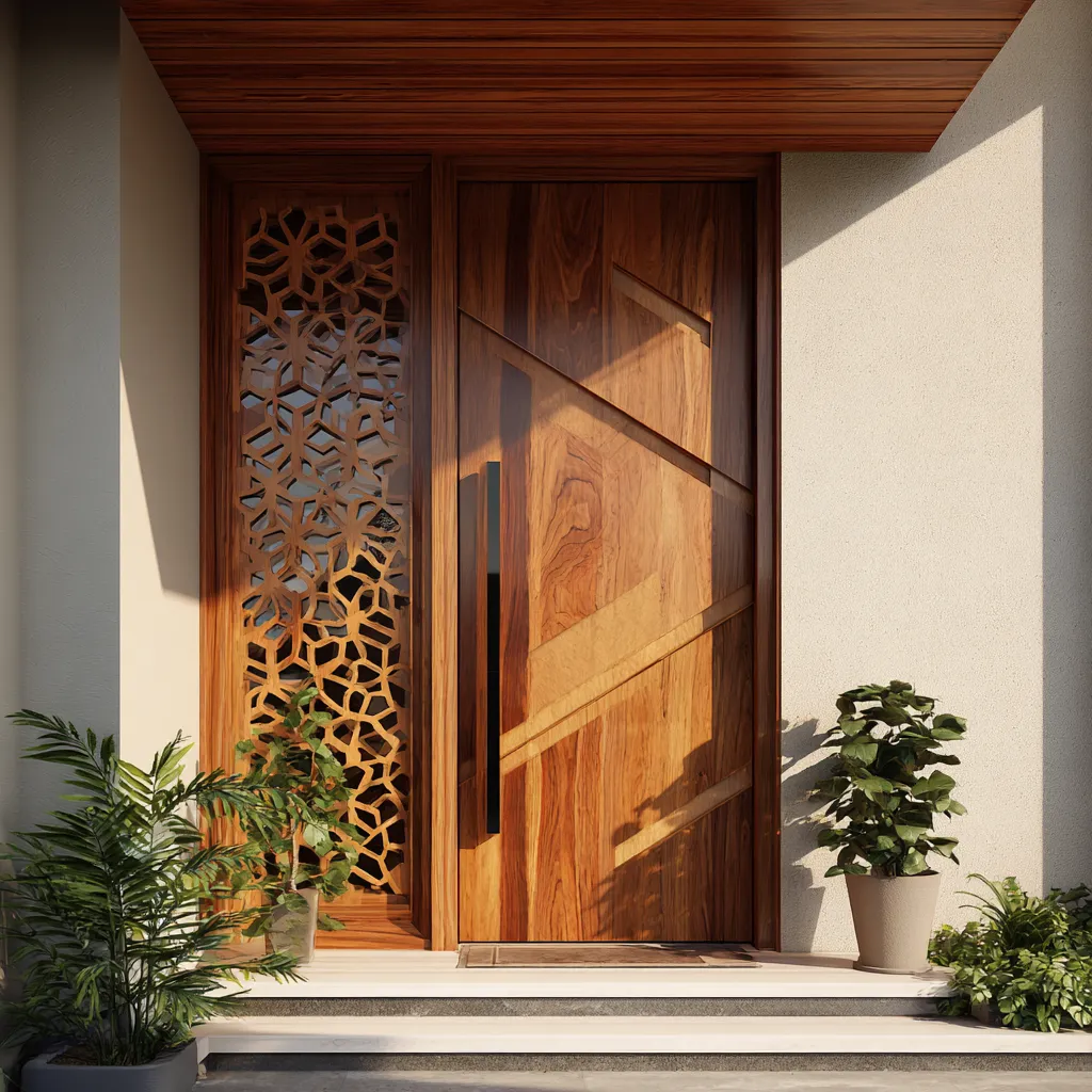 CNC Cutting Design for Main Doors