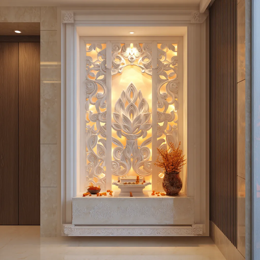 CNC Cutting Design for Pooja Room