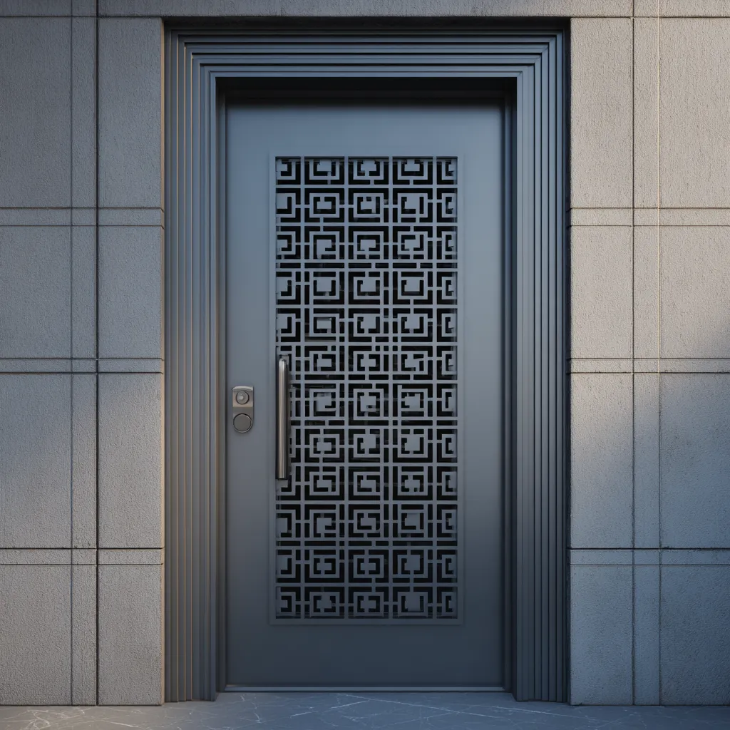 CNC Grill Design for Safety Doors