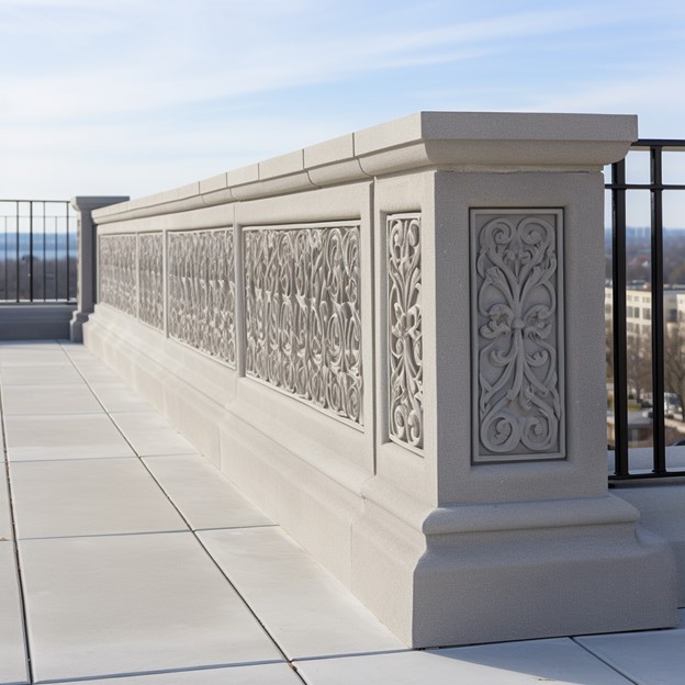 Decorative Concrete Parapet Wall Designs