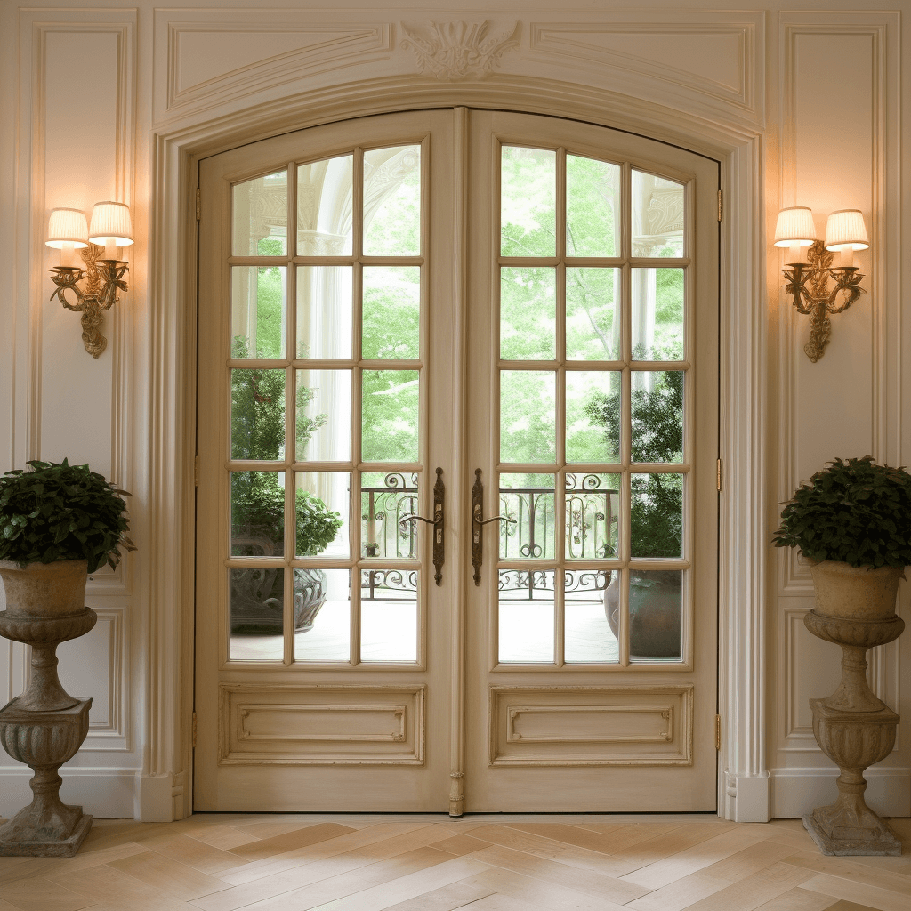 French Double Door Design