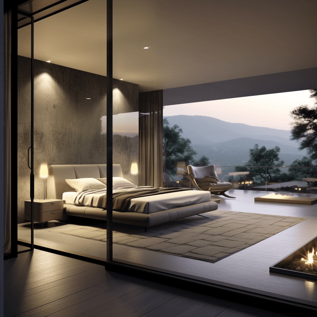 Glass Door Design for Bedroom Modern