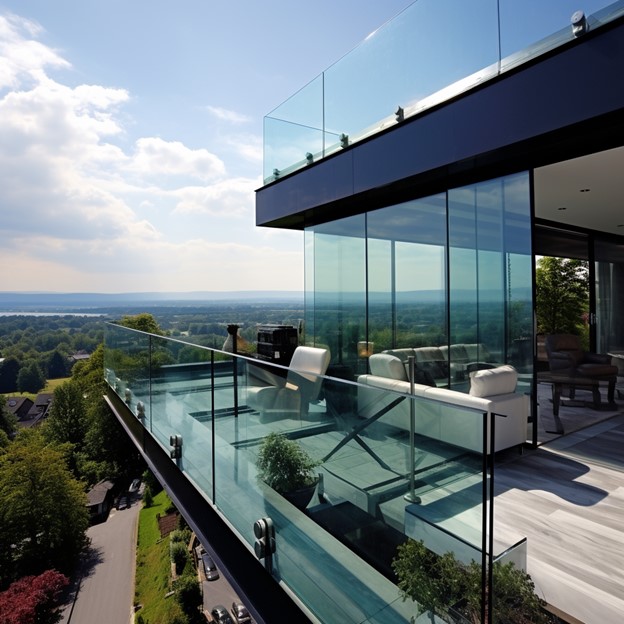 Glass Parapet Wall Designs- Chic Style