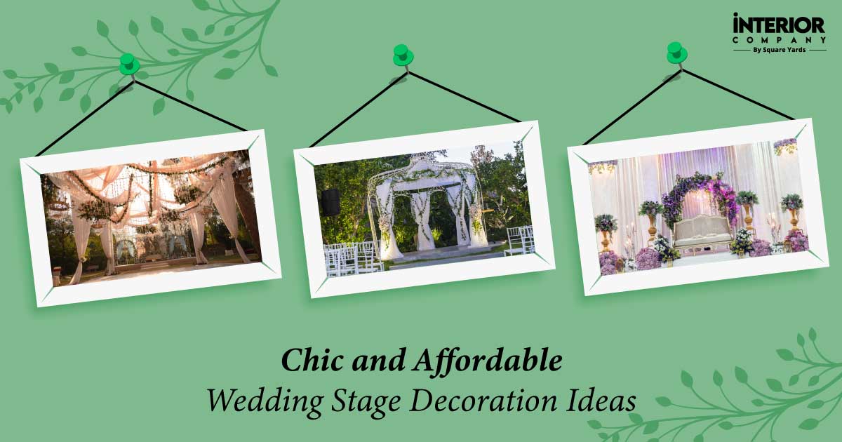 Simple and Low Budget Wedding Stage Decoration Ideas