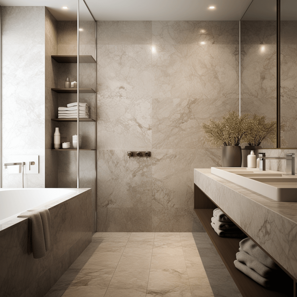 Marble Luxury Bathroom Tile Design