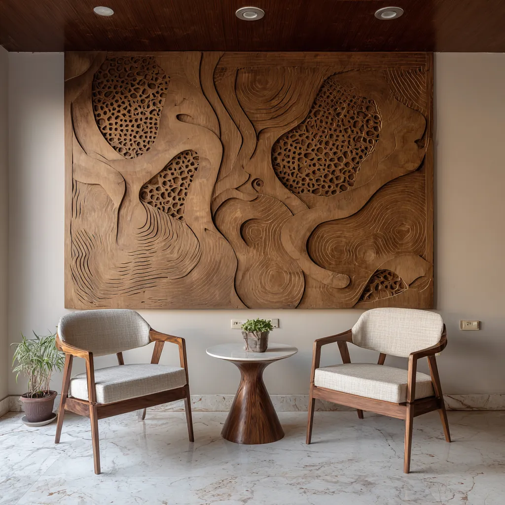 Modern Abstract CNC Cutting Design Theme