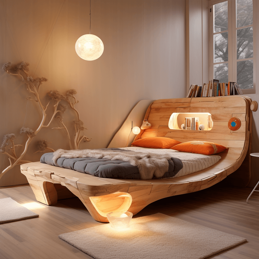 Modern Wood Platform Bed Design Ideas