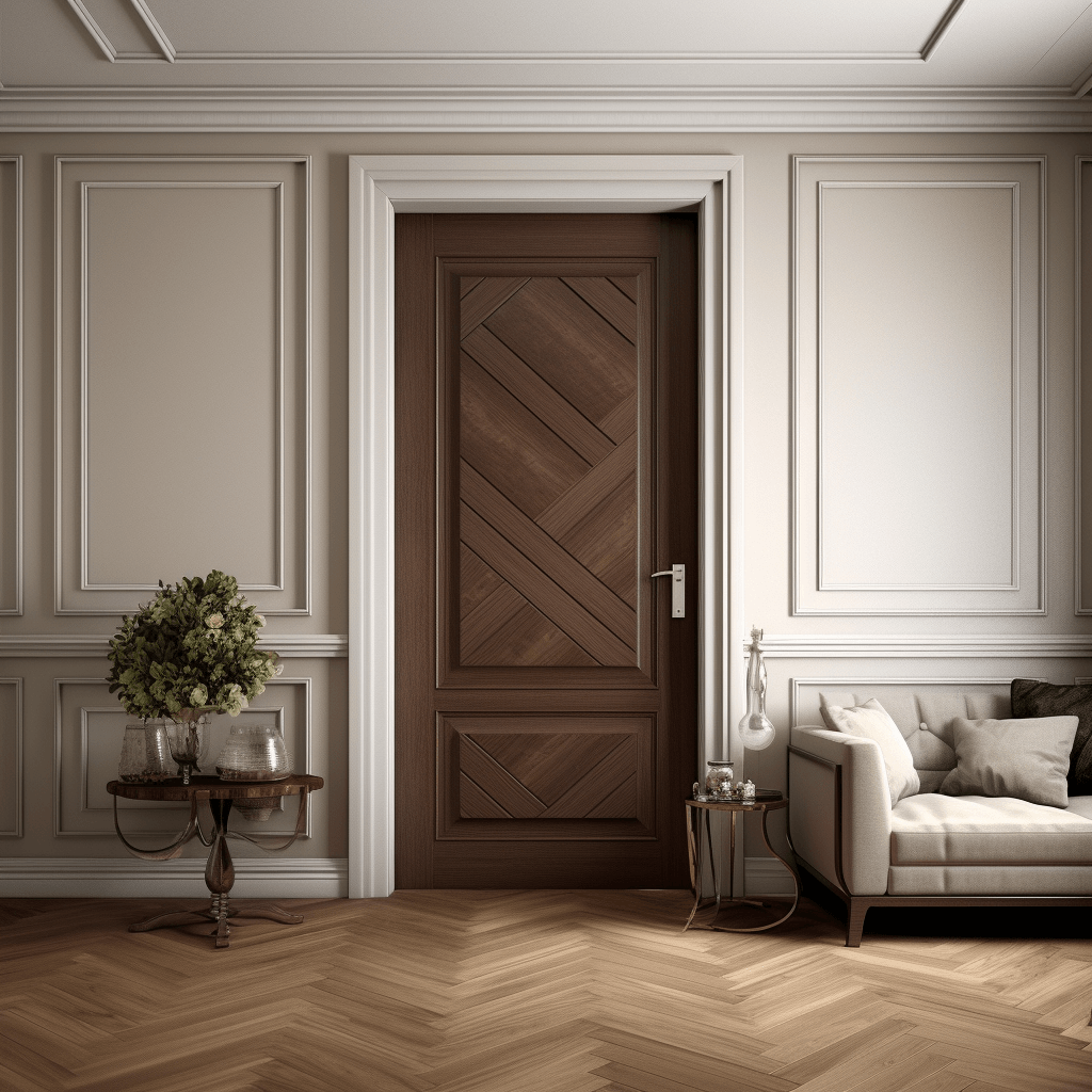 Panelled Bedroom Door Design