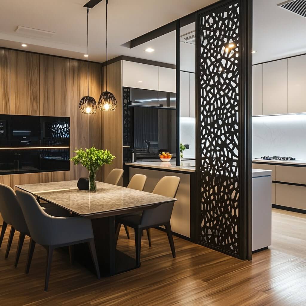 Partitioning for Kitchens That Are Semi-Open