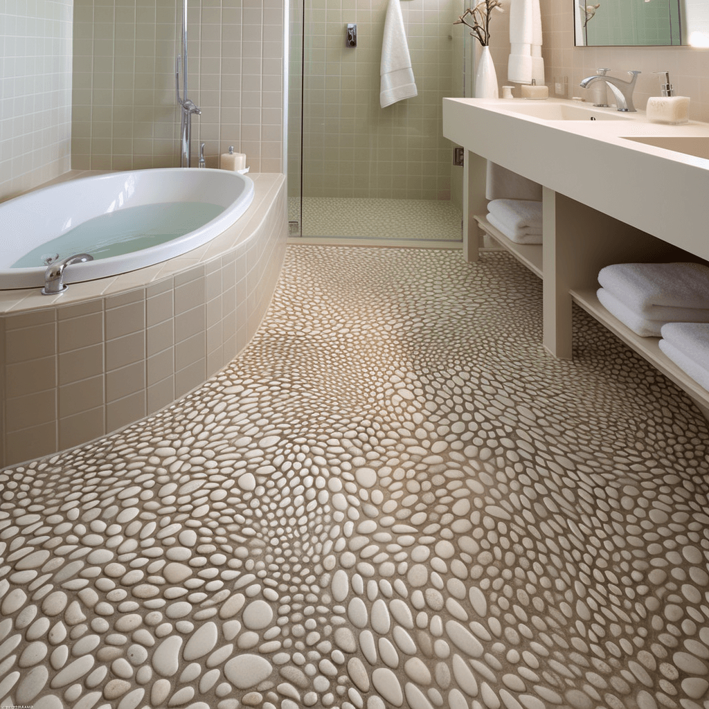 Pebble Bathroom Tile Design