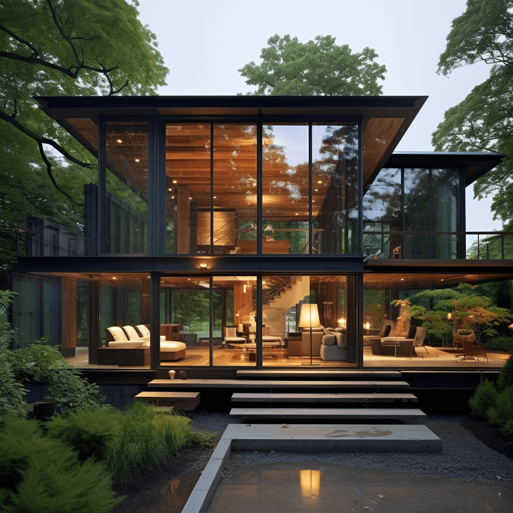 Simple Home Design- Glass Exteriors