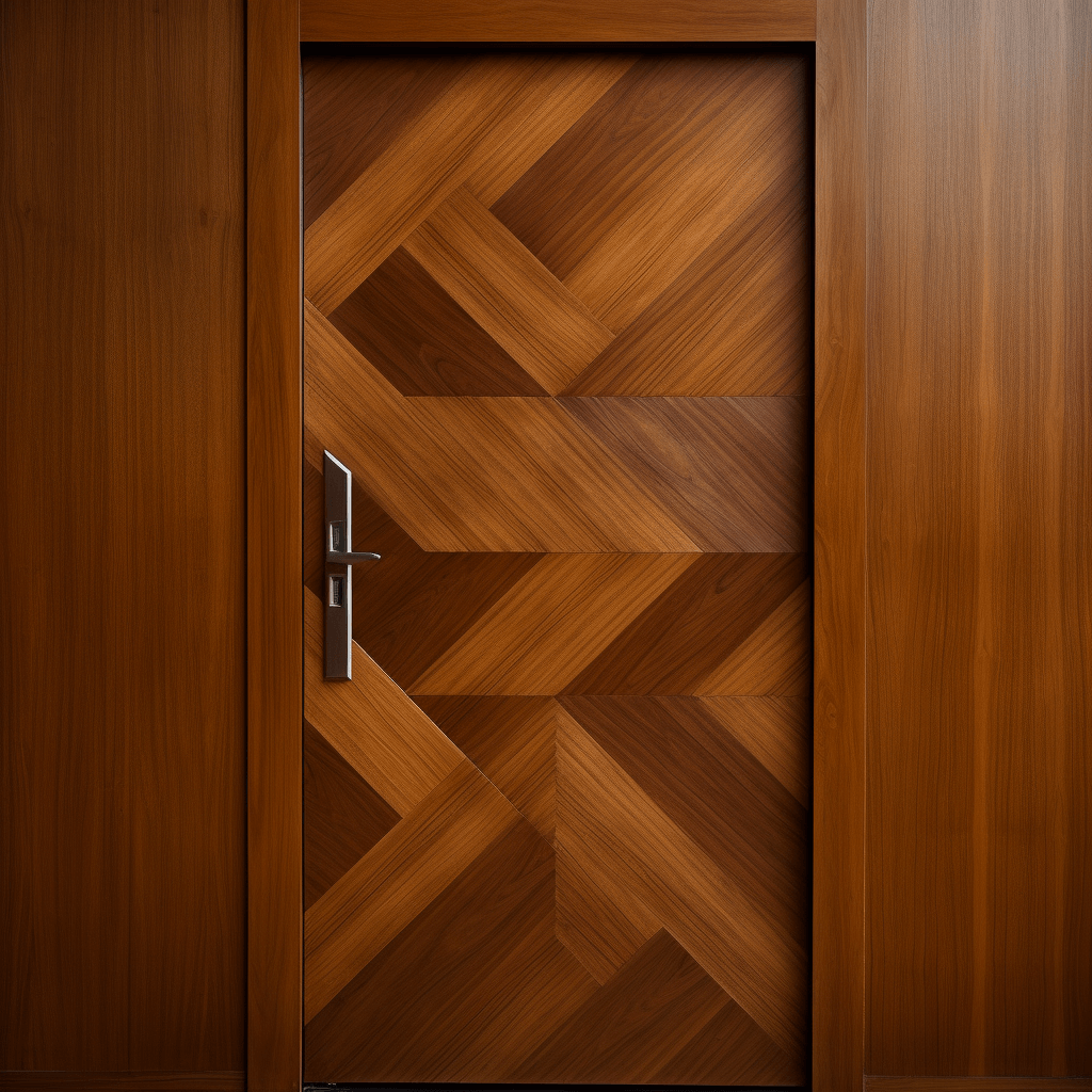 Teak Wood Bedroom Door Designs for Home