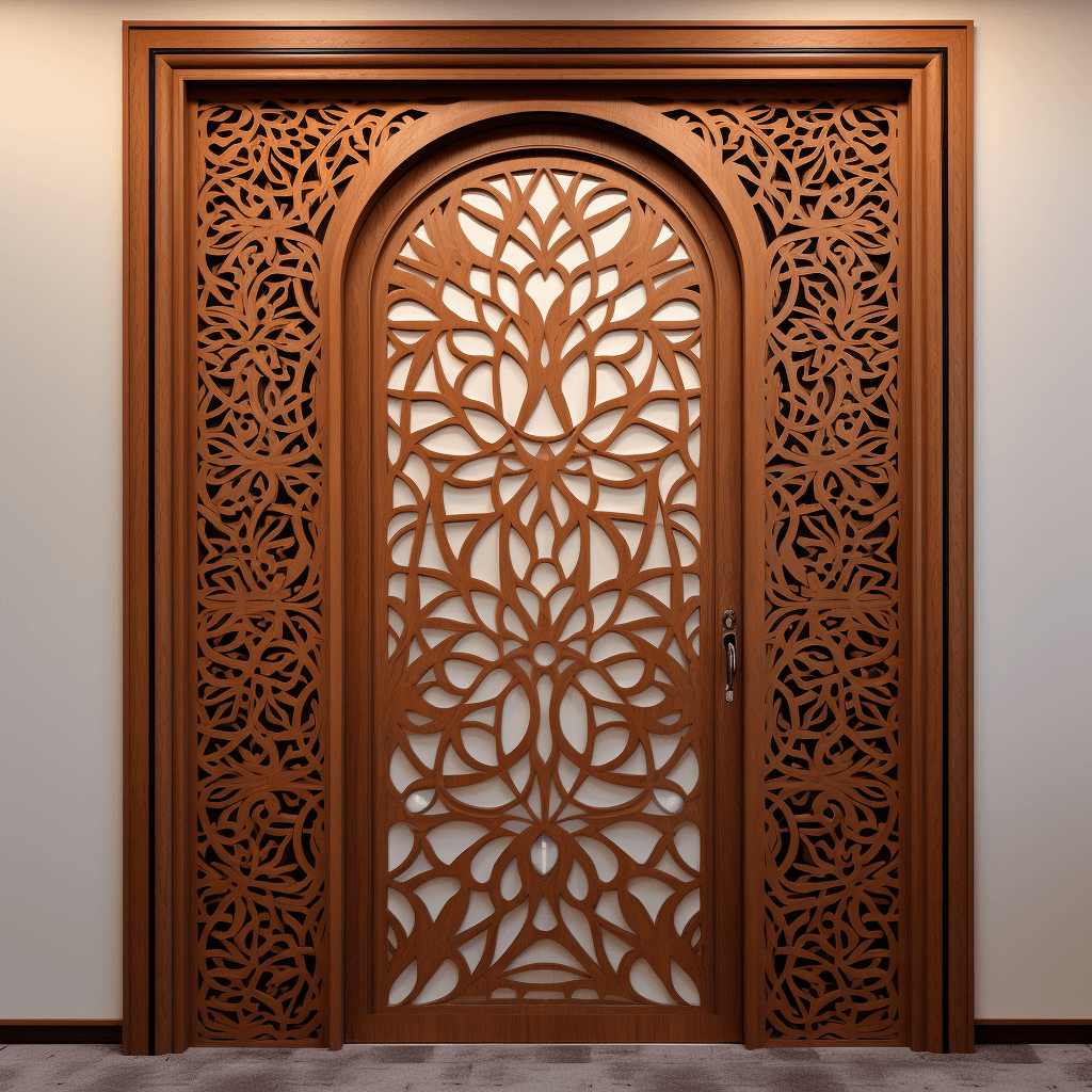 Teak Wood Main Door Carving Designs