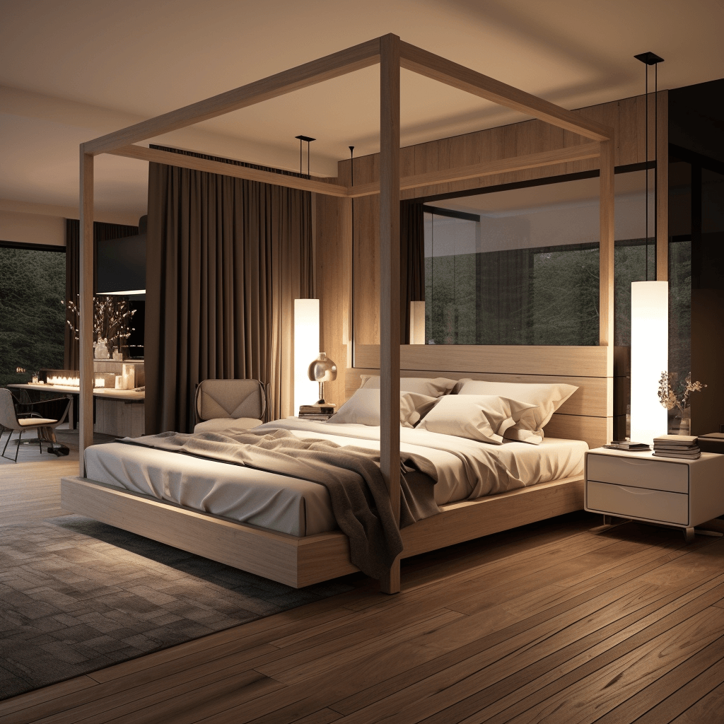 Timeless Poster Simple Bed Design Inspiration
