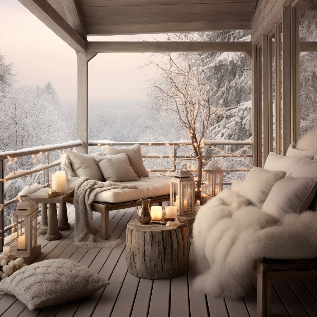 Turn Your Porch Into a Winter Wonderland