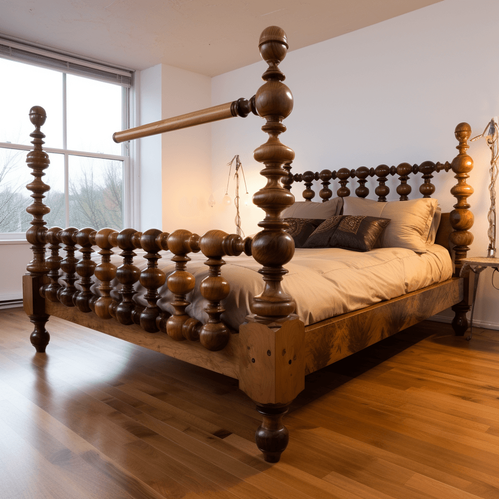 Wood Cannonball Bed Design