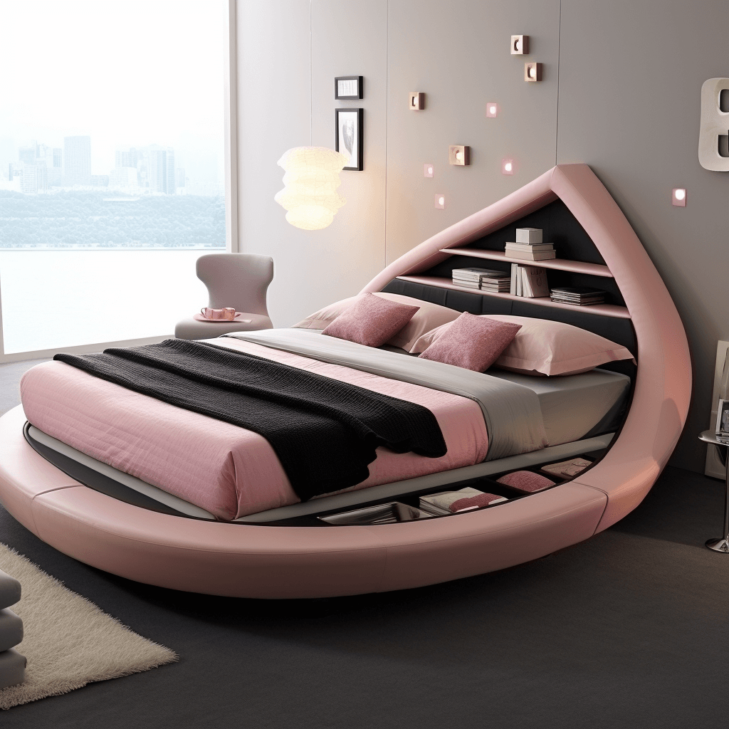 Wooden Bed Design Ideas with Storage