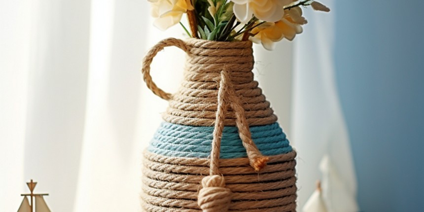 Craft By Waste Material Nautical Vase