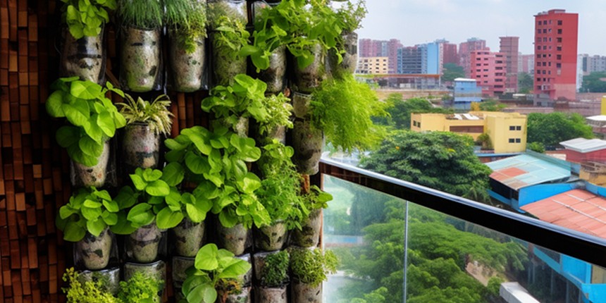 Craft By Waste Material Vertical Garden Using Plastic Bottles