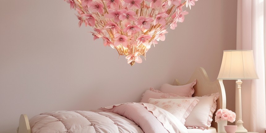 A Princess like Chandelier room decor ideas for girls