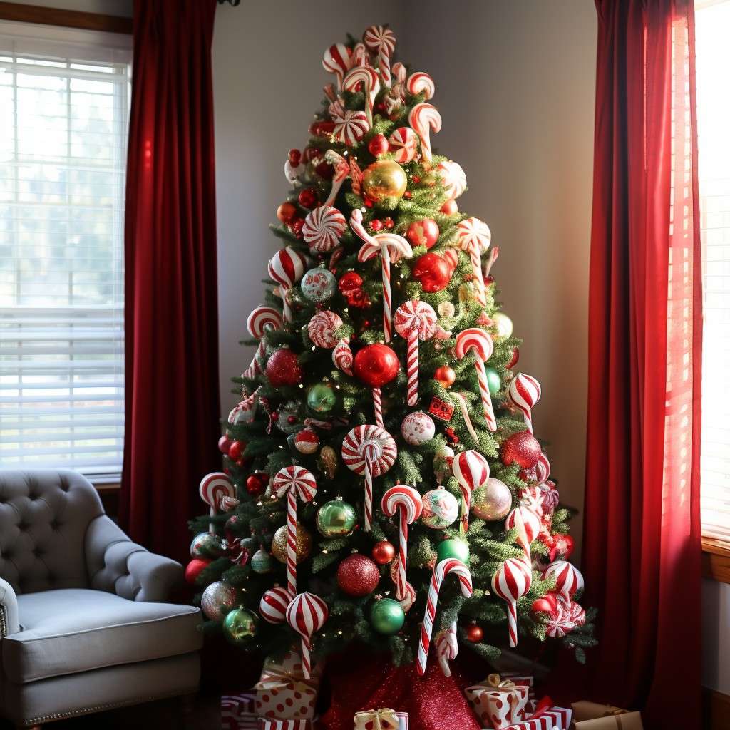 Best Christmas Tree Theme Cheers and Candy all the Way 