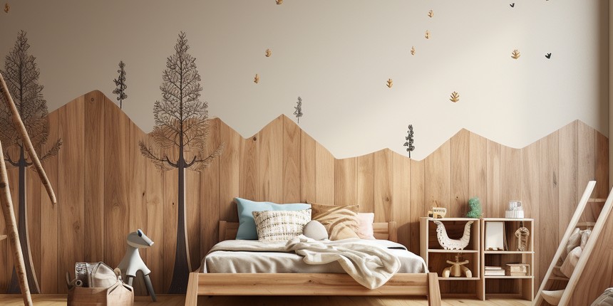 Bring in the Forest Wood room decor ideas for girls