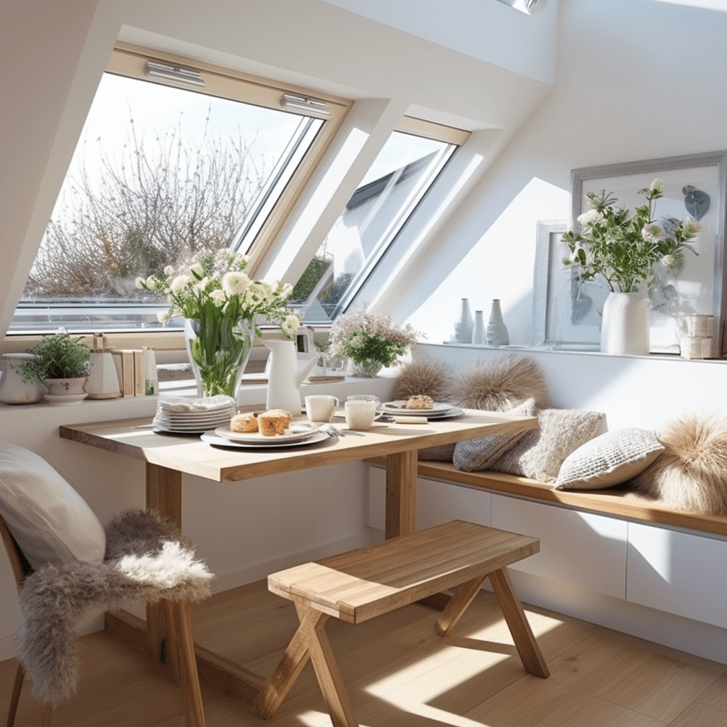 Creative Windows- Small Dining Space Ideas