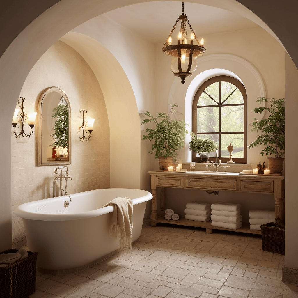 Embracing Arches In Bathroom Design Ensures a Serene And Elegant Aesthetic