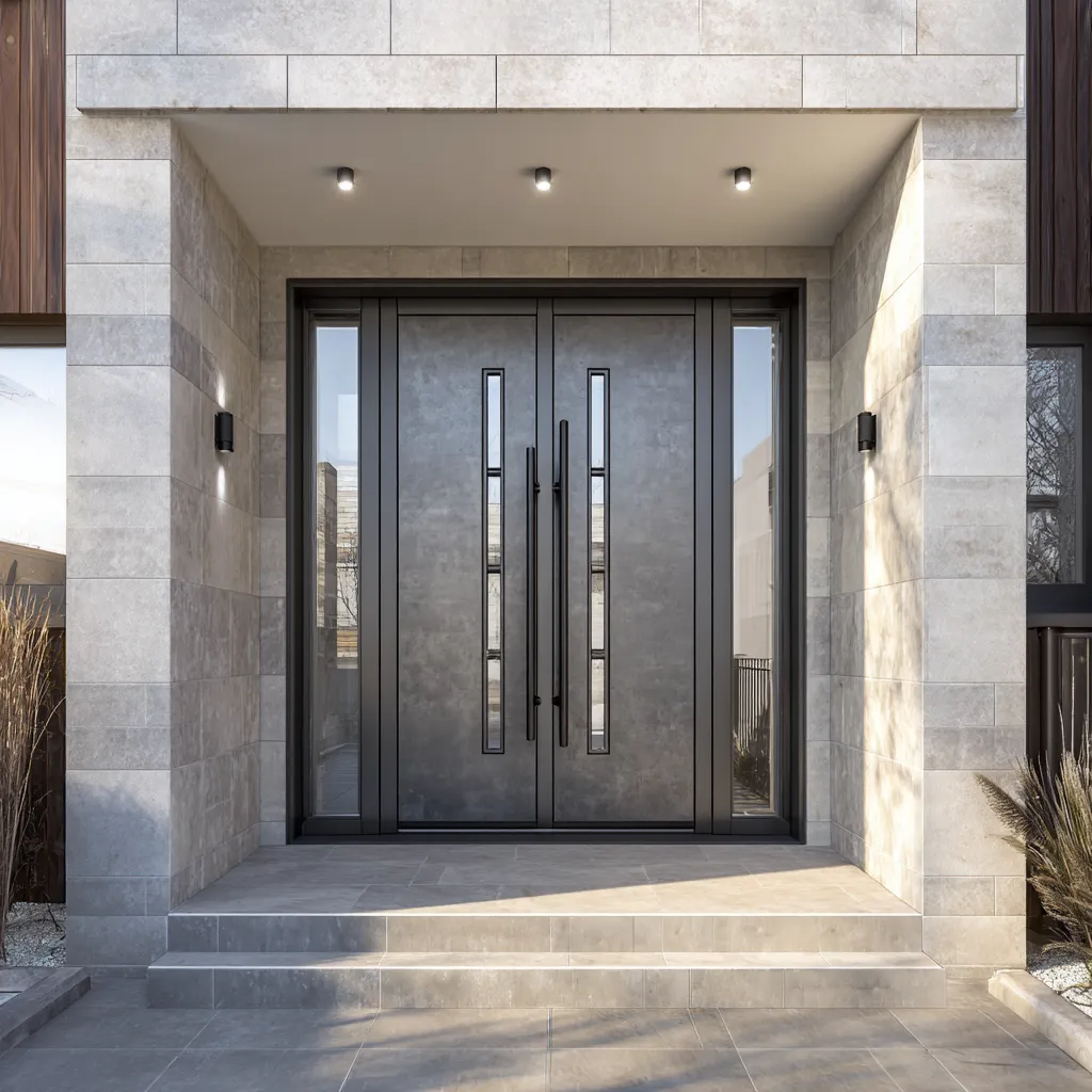 Entrance Double Steel Door Entrance Double Steel Door Design