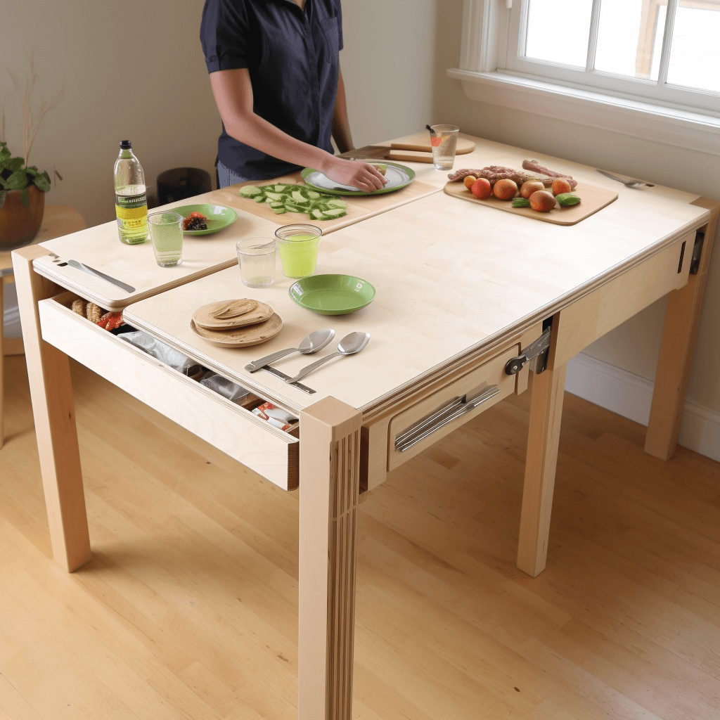 Extending Dining Table Design for Small Space