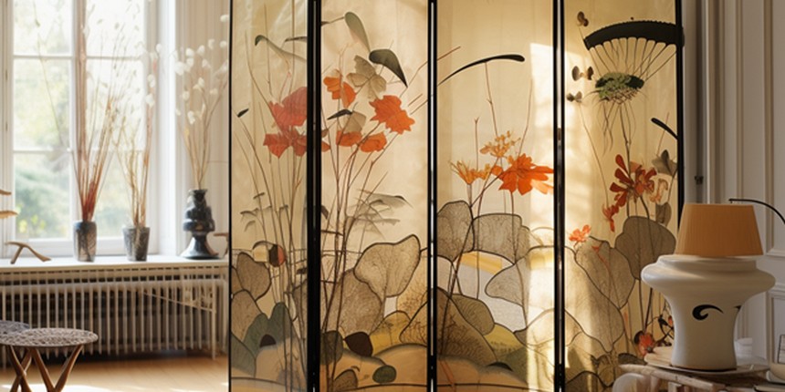 Floor to Ceiling Folding Screen- Wall Partition Ideas