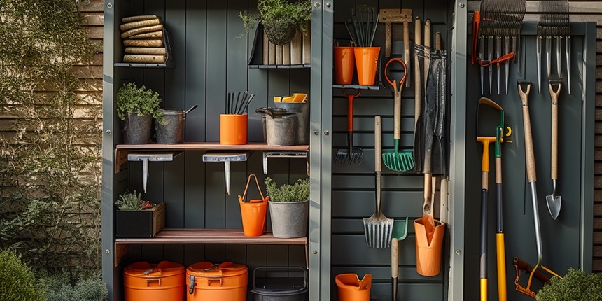 Garden Tool Storage home cupboard design