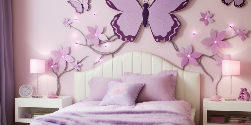 Give Her Butterfly Wings girls room ideas