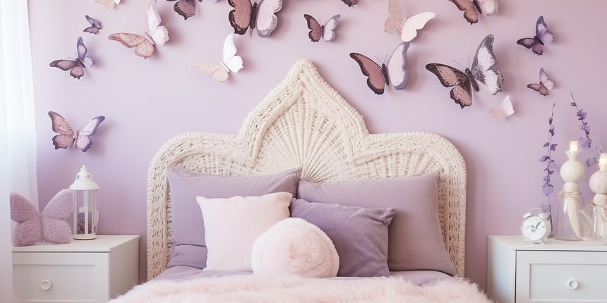 Give Her Butterfly Wings room decor ideas for girls