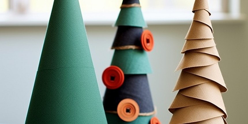Handmade Christmas Tree- Cone Trees
