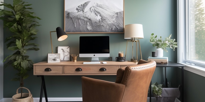 Identify the Focal Points - Home Office Wall Decor