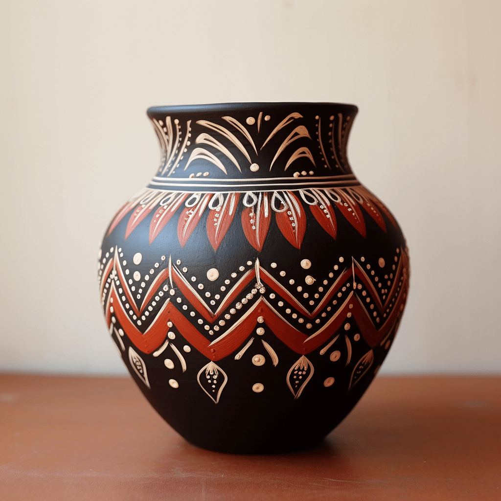 Indian Traditional Pot Painting