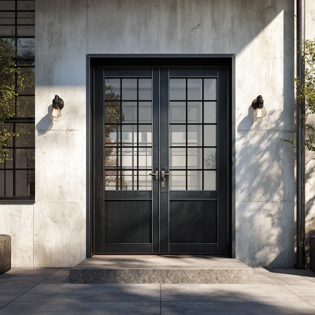 Industrial-Style Metal Door Industrial-Style Metal Door Design