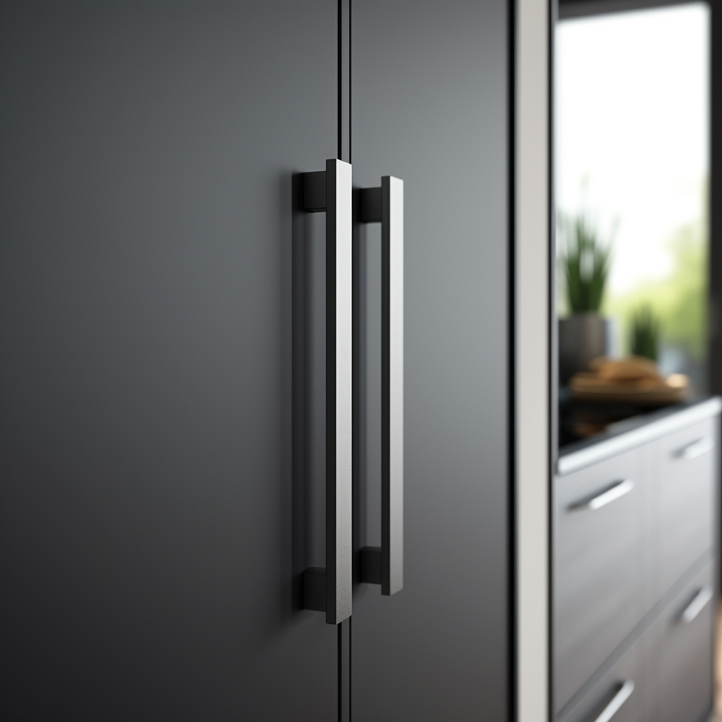 Integrated Handle Design - Aluminium Door Design for Kitchen