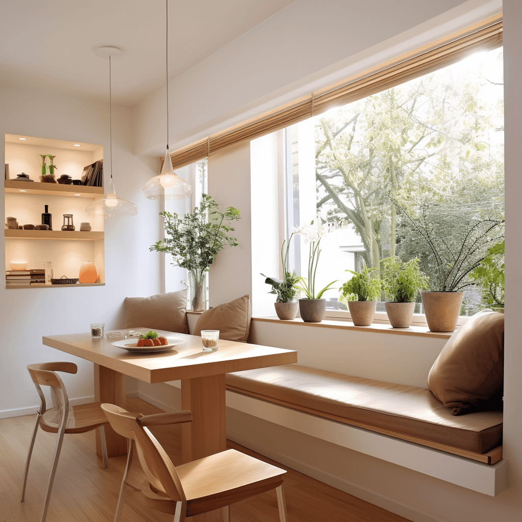 Keep It Clean for Modern Small Dining Area Design