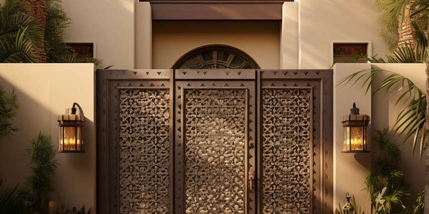 Moroccan-Style entrance Gate Design