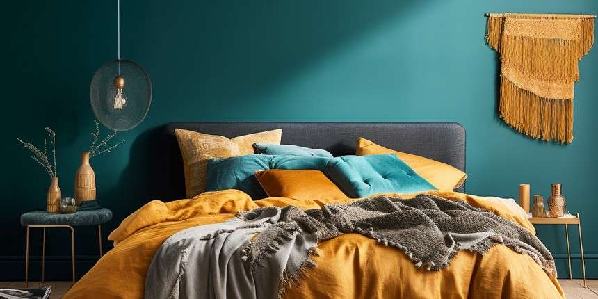 Teal Paint Shades for the Bedroom