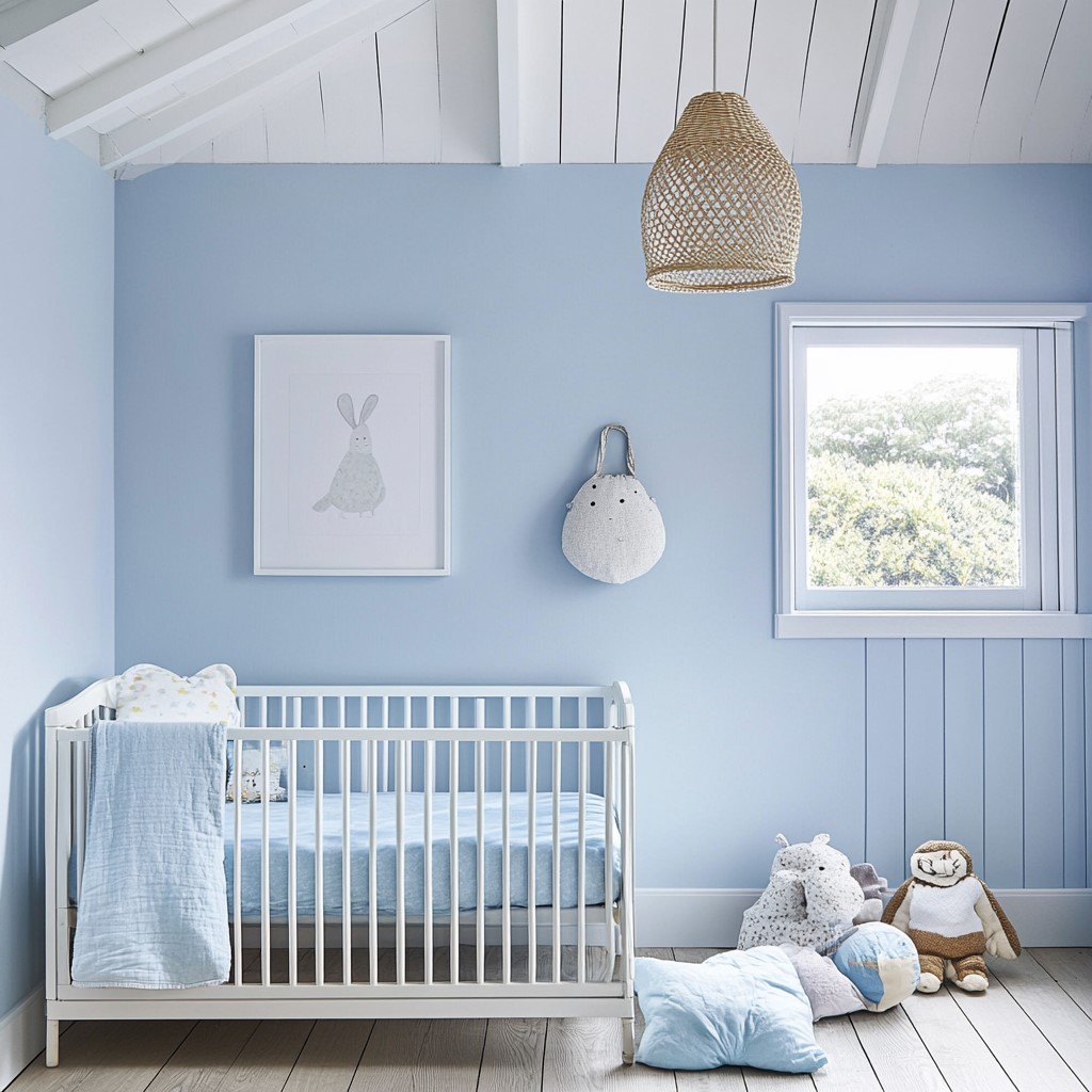 Colour for Bedroom Walls: Pastel Blue 