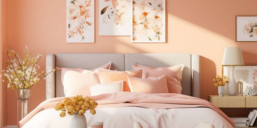 Peach Bedroom Colour Inspiration