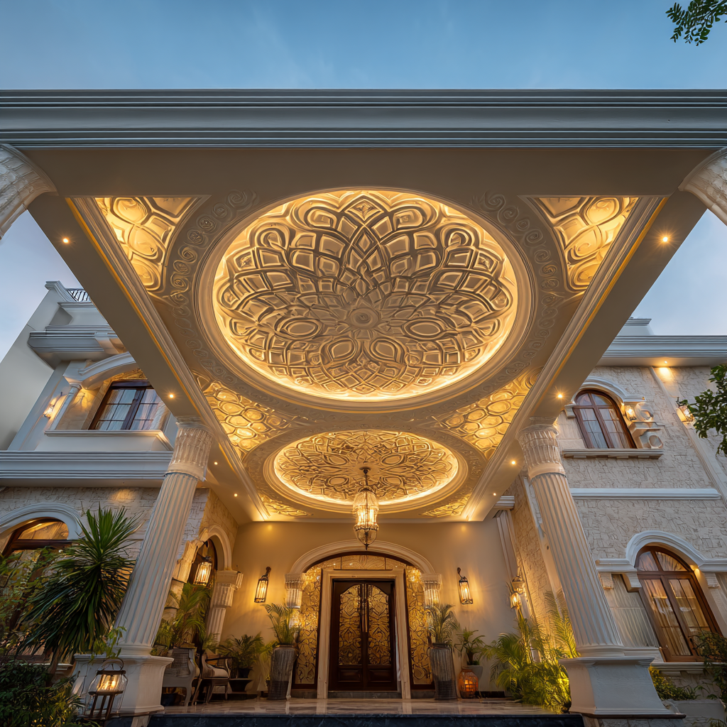 POP Design for Porch- Traditional Motifs