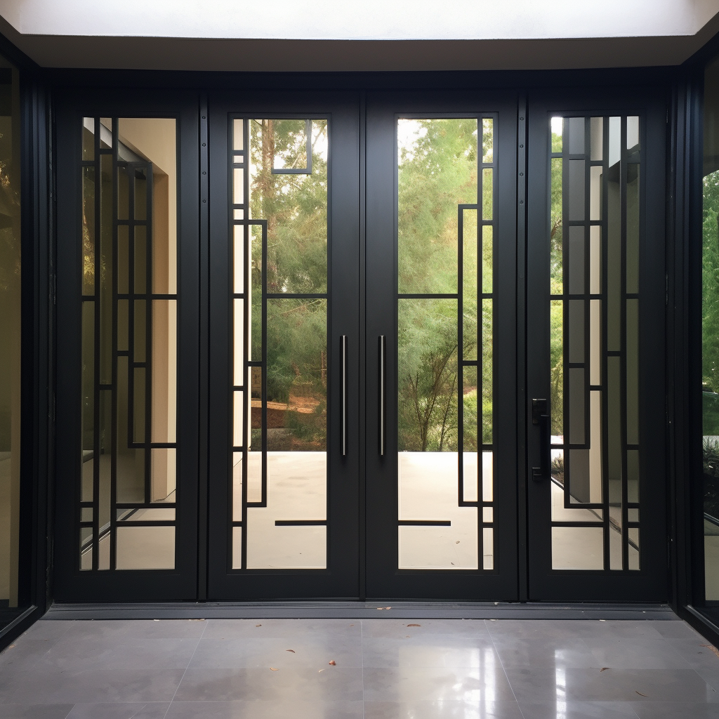 Right Steel Door design for home