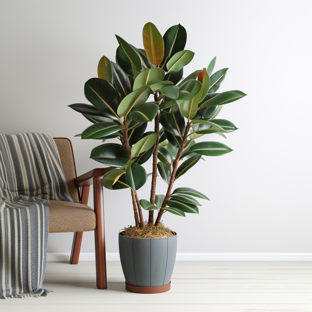 Rubber Tree- Tall Indoor House Plants